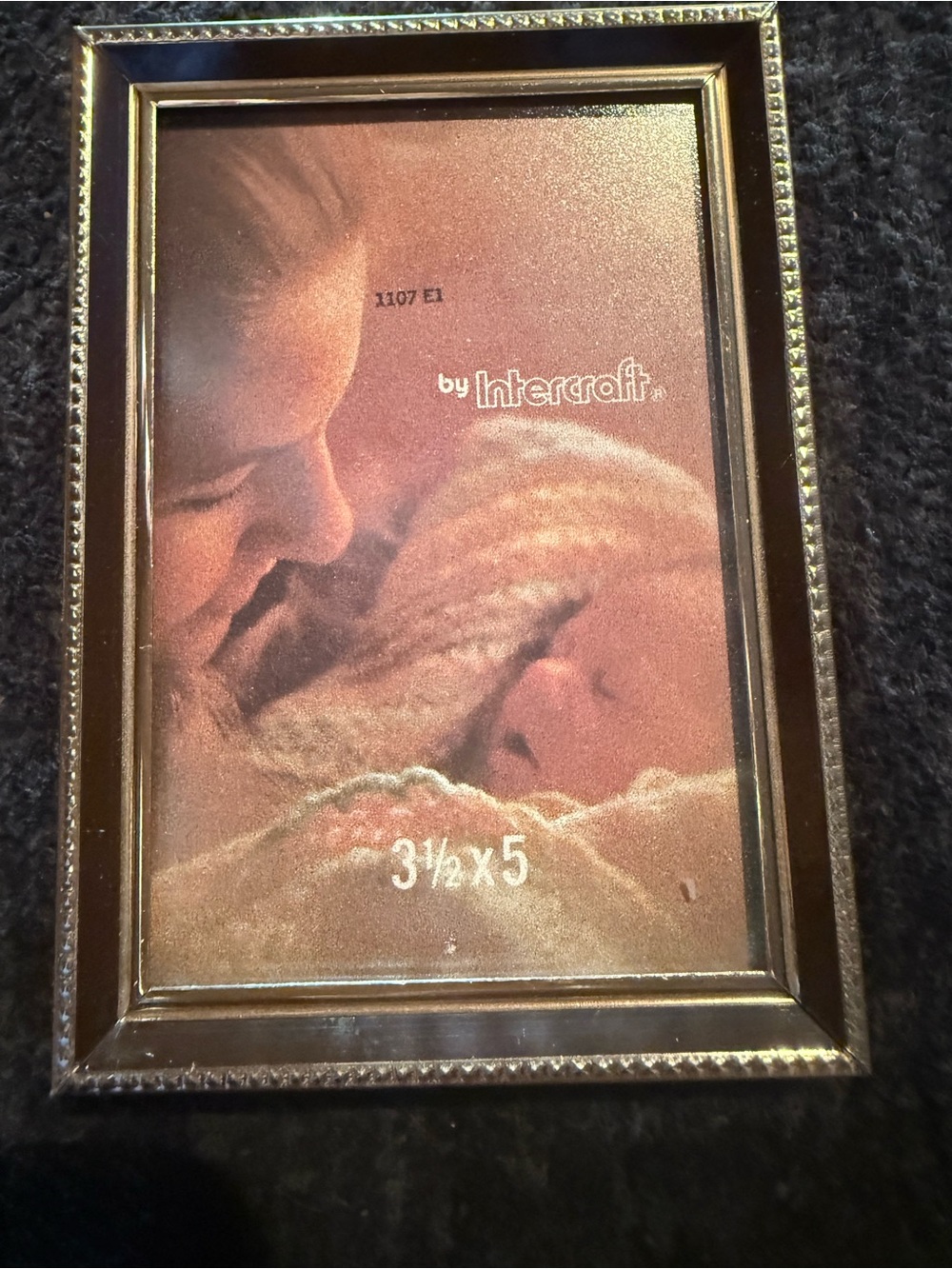 Bronze Decorative Beaded 3½ x 5 Picture Frame